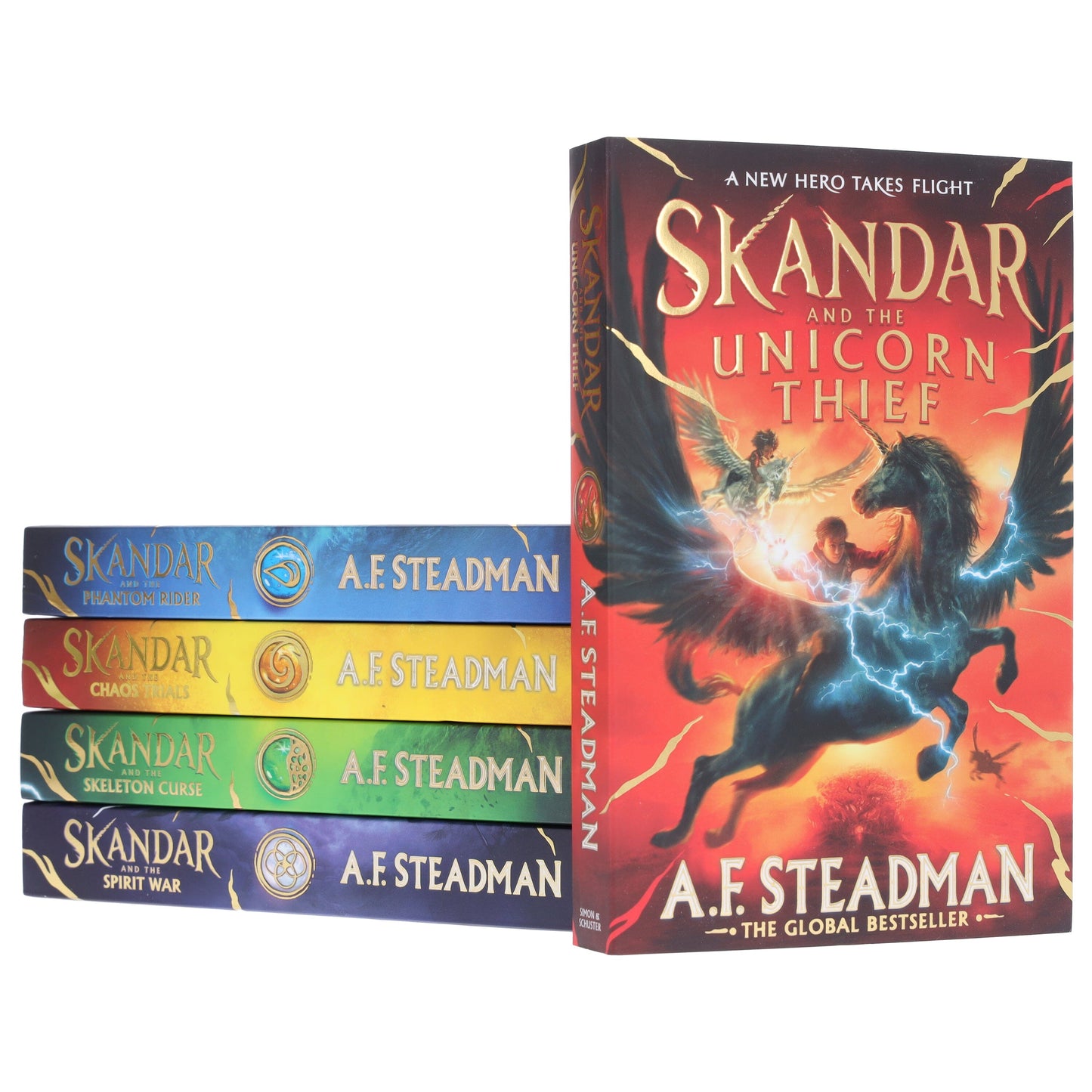 Skandar Series By A.F. Steadman 5 Books Collection Set - Ages 9-12 - Paperback