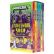 Mojang AB 的 Minecraft The Stonesword Saga 系列：全套 6 本小說 - 適合年齡 5-10 歲 - 平裝本