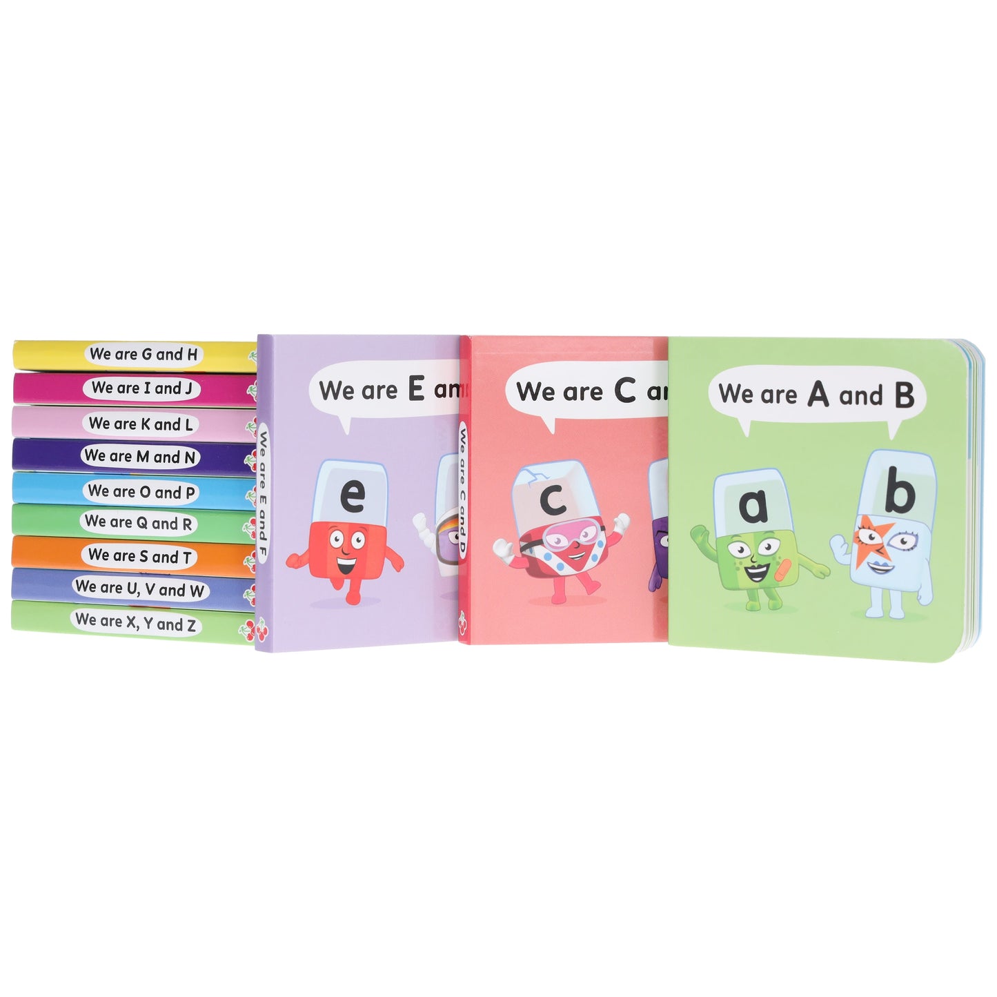 A Case of Alphablocks 12 Mini Books Collection Box Set - Ages 0-5 - Board Book