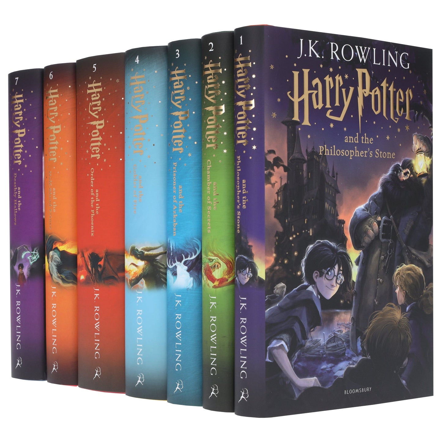 Harry Potter Magical Owl Post Box Set by J.K. Rowling: Complete 7 Books Children’s Collection With Fun Character Stickers! - Ages 9-11 - Hardback