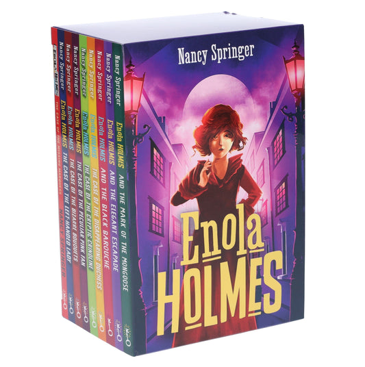 Enola Holmes Series By Nancy Springer Complete: 9 Books Collection Set - Ages 9+ - Paperback