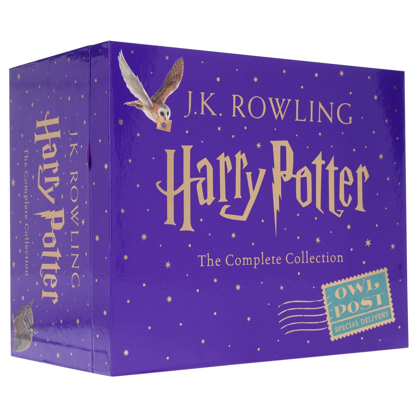 Harry Potter Magical Owl Post Box Set by J.K. Rowling: Complete 7 Books Children’s Collection With Fun Character Stickers! - Ages 9-11 - Hardback