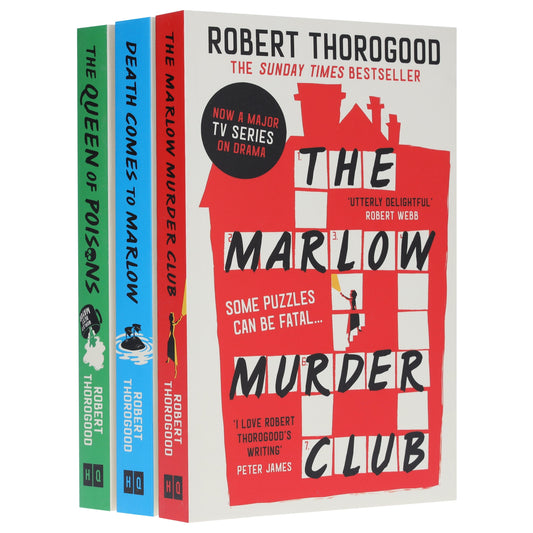 The Marlow Murder Club Mysteries By Robert Thorogood 3 Books Collection Set - Fiction - Paperback