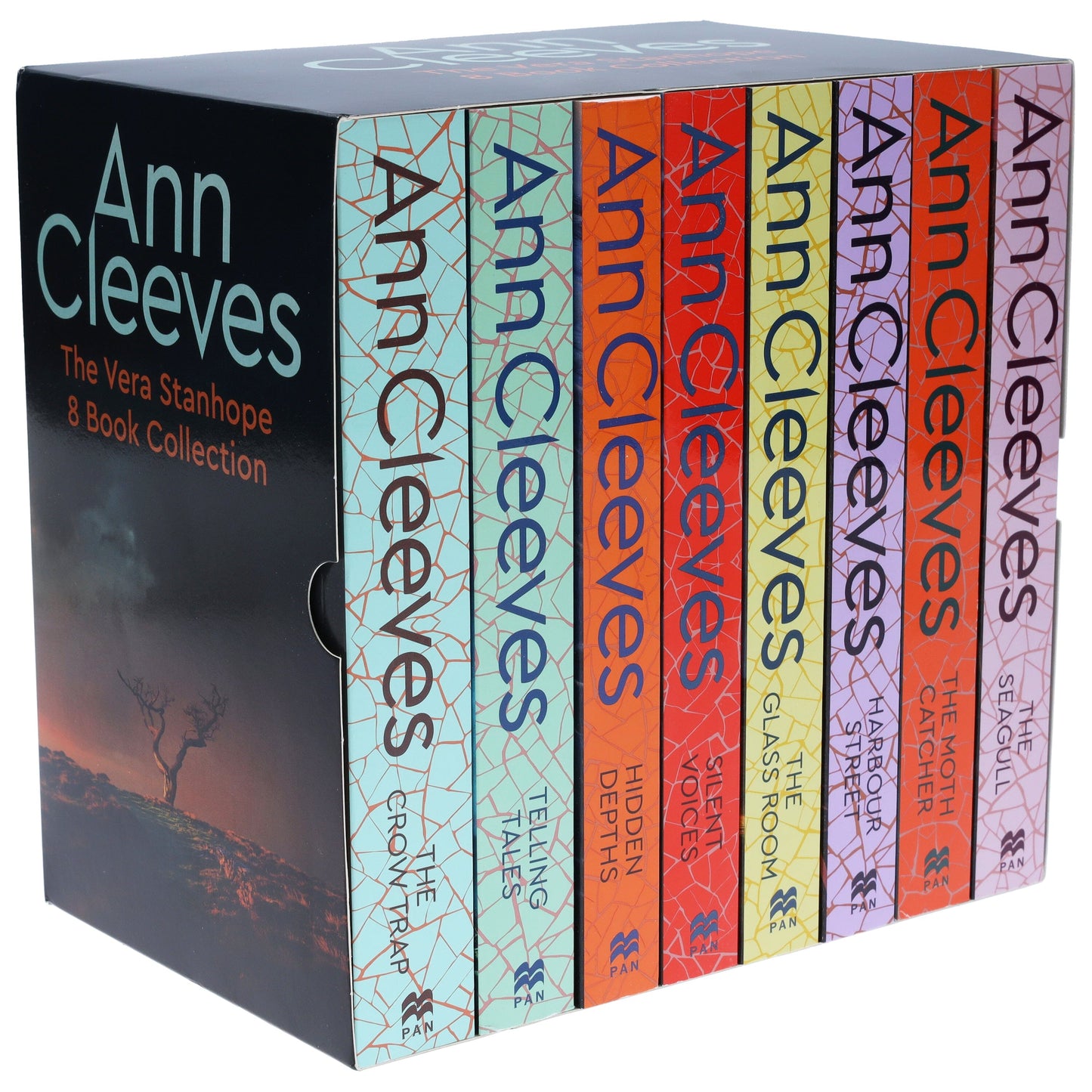 安·克利夫斯 (Ann Cleeves) 著《維拉·斯坦霍普》(Vera Stanhope) 8 冊套裝 - 小說 - 平裝本