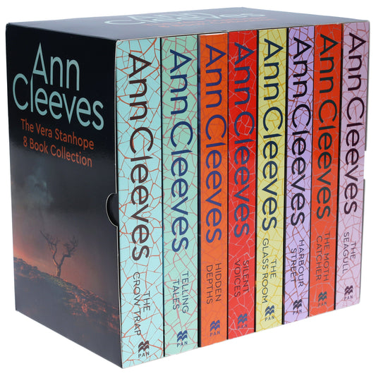 安·克利夫斯 (Ann Cleeves) 著《維拉·斯坦霍普》(Vera Stanhope) 8 冊套裝 - 小說 - 平裝本