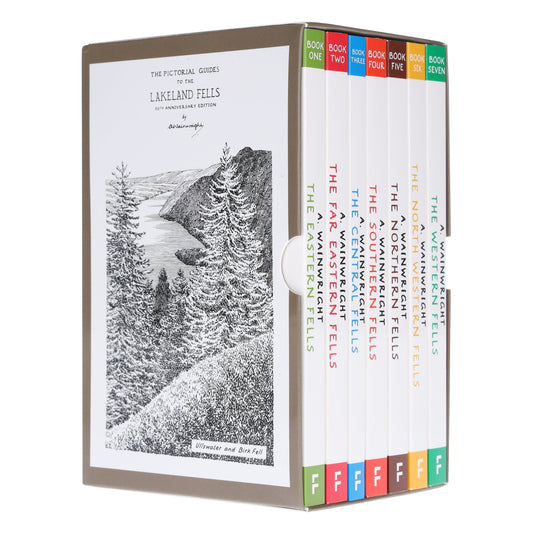 The Pictorial Guides to the Lakeland Fells by Alfred Wainwright: 50th Anniversary Edition 7 Books Box Set - Non-Fiction - Paperback