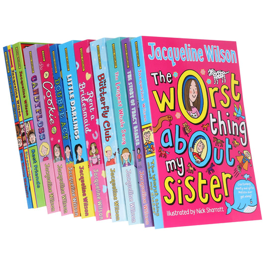 Jacqueline Wilson Collection 12 Books Set - Ages 9-14 - Paperback