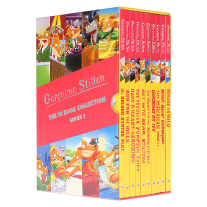 Geronimo Stilton The Illustrated 10 Book Collection (Series 7) Box Set - Ages 5-8 - Paperback 5-7 Sweet Cherry Publishing
