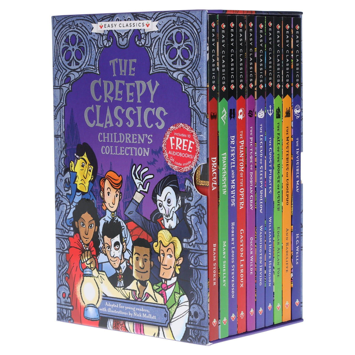 The Creepy Classics: Children’s Easy Classics Collection 10 Books Box Set - Ages 7-11 - Paperback