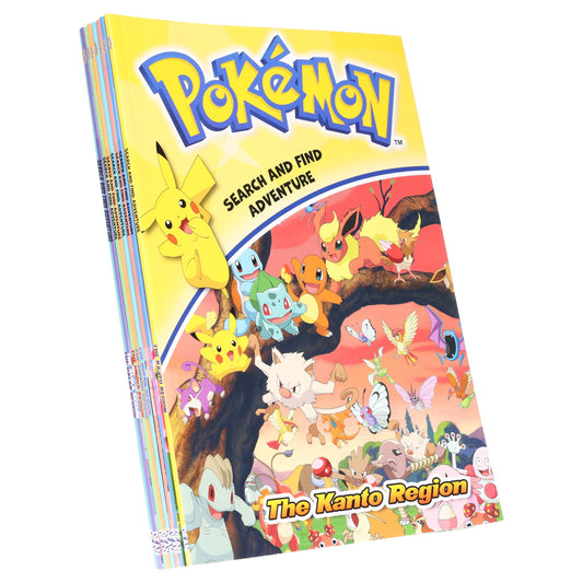 Pokemon Search and Find Adventure 8 Books Collection Set - Ages 4+ - Paperback 5-7 HarperCollins Publishers