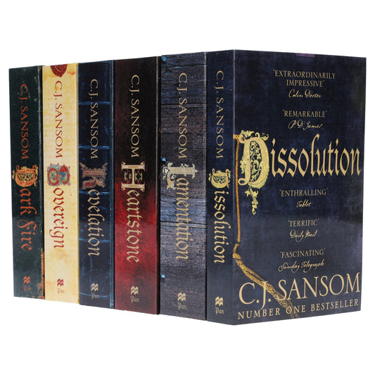 Shardlake Series By C J Sansom 6 Books Collection Set - Fiction - Paperback Fiction Pan Macmillan