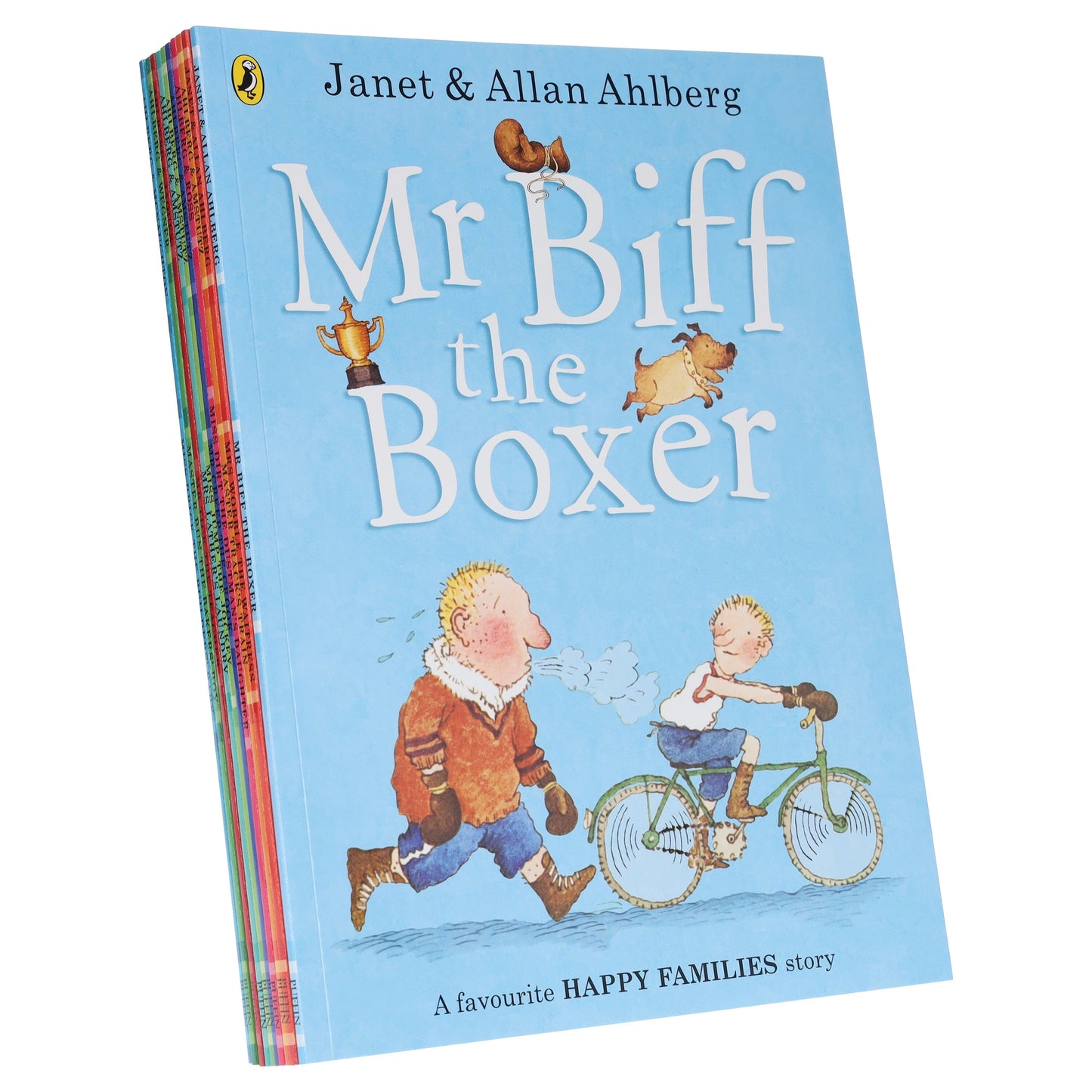 Happy Families Series by Allan Ahlberg & Others Illustrated 10 Books Collection Set - Ages 5-7 - Paperback