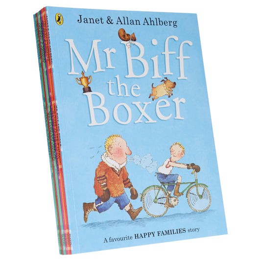Happy Families Series by Allan Ahlberg & Others Illustrated 10 Books Collection Set - Ages 5-7 - Paperback