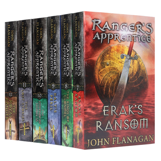 Rangers Apprentice Series 2 (Book 7-12) By John Flanagan 6 Books Collection Set - Ages 9-12 - Paperback