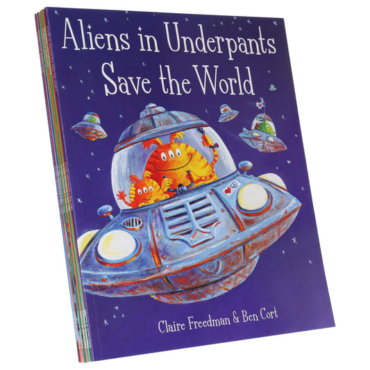 Aliens Love Underpants 6 Book Set Collection By Claire Freedman & Ben Cort - Age 5-7 - Paperback 5-7 Simon & Schuster Ltd