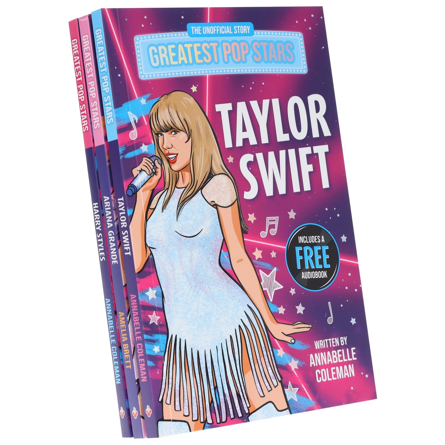 Greatest Pop Stars Series 3 Books Collection Set (Includes A Free Audiobook) - Ages 7-9 - Paperback