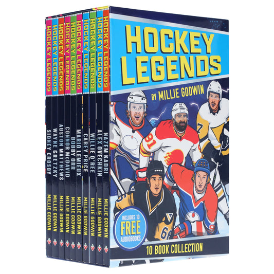 The Hockey Legends by Millie Godwin 10 Books Collection Box Set - Ages 7-9 - Paperback