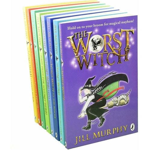 Worst Witch Series By Jill Murphy: Complete 8 Books Collection Set - Ages 7-12 - Paperback B2D DEALS Penguin