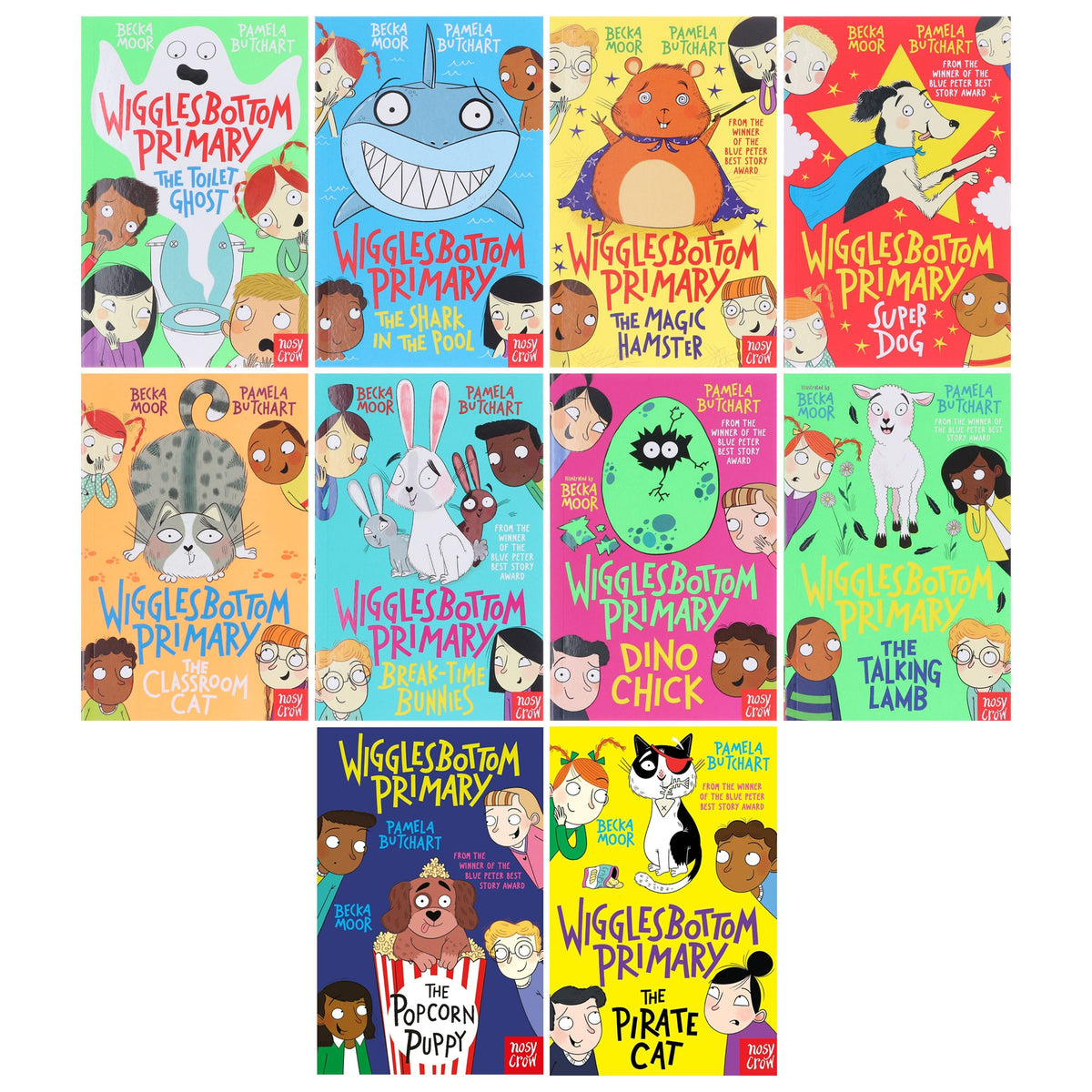 Wigglesbottom Primary Series by Pamela Butchart 10 Books Collection Set - Ages 5+ - Paperback