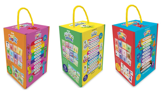 A Case of Numberblocks, Alphablocks & Colourblocks 36 Mini Books Collection Set - Ages 0-5 - Board Book