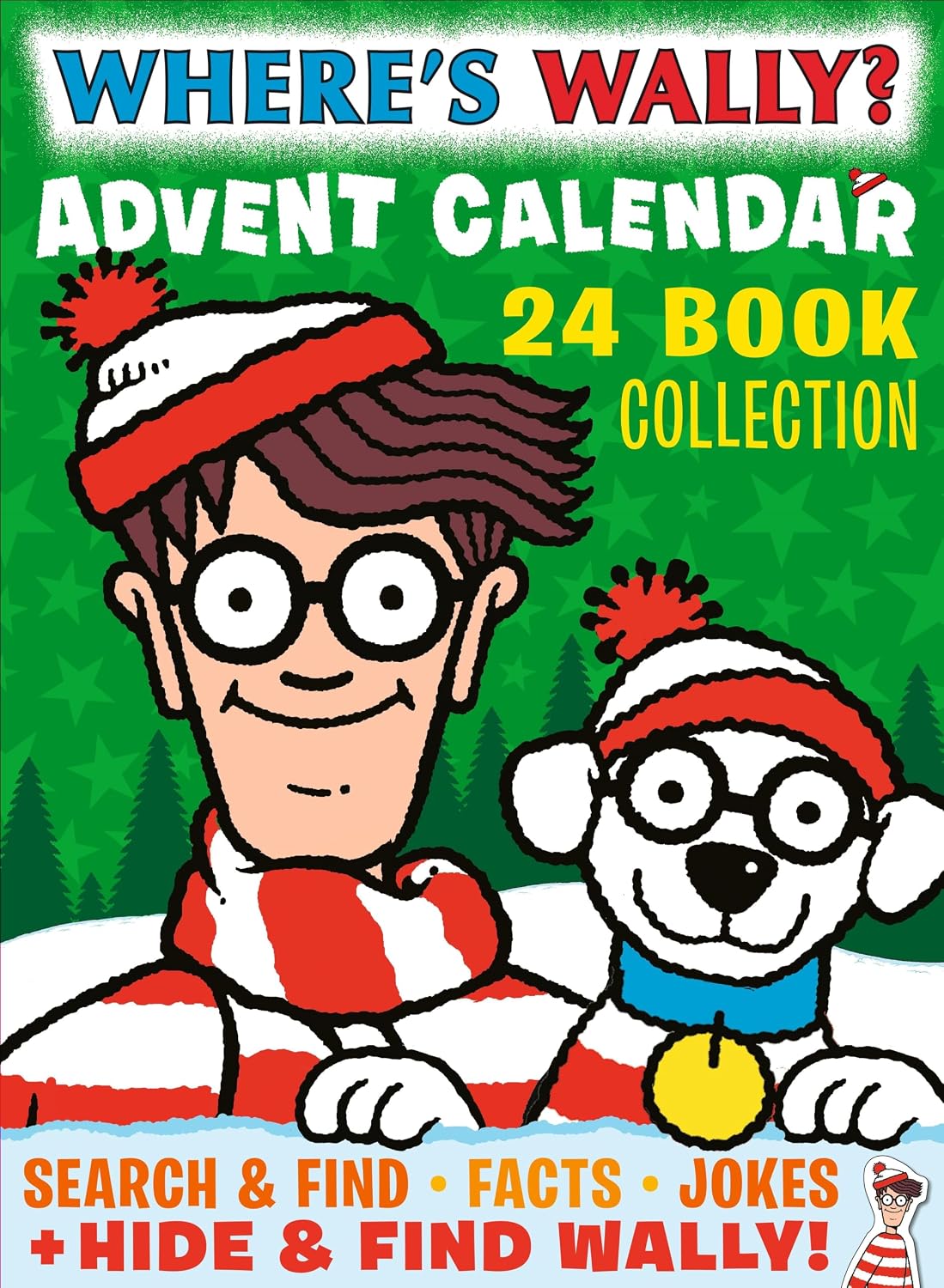 Where's Wally? Advent Calendar 24 Book Collection by Martin Handford - Ages 5+ - Paperback
