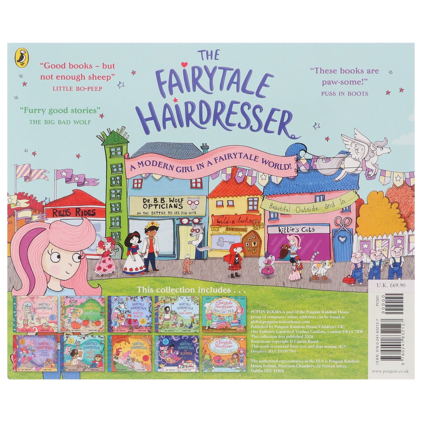 The Fairytale Hairdresser Collection by Abie Longstaff Illustrated 10 Books Set - Ages 3+ - Paperback