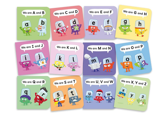 A Case of Alphablocks 12 Mini Books Collection Box Set - Ages 0-5 - Board Book