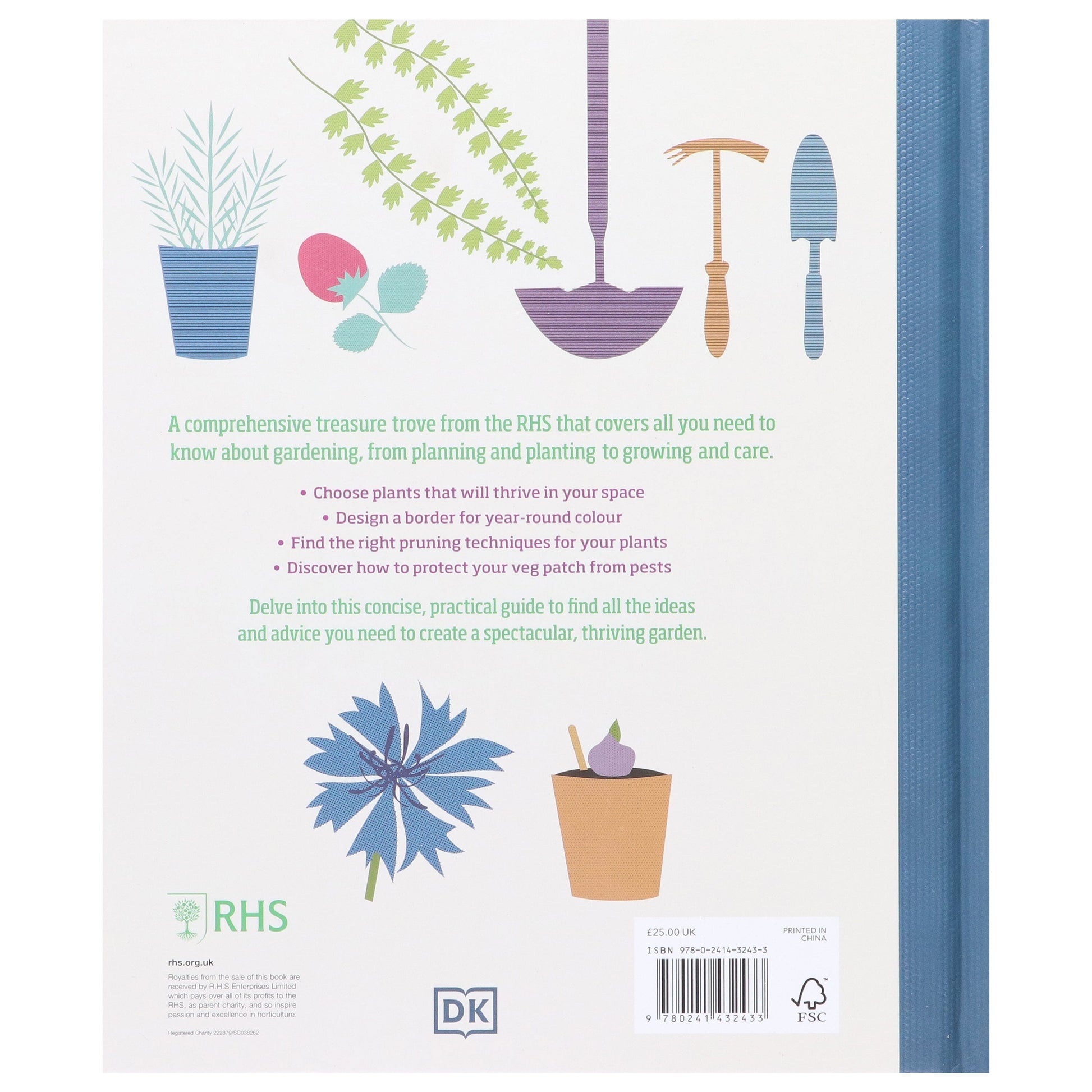 RHS Complete Gardener's Manual: The one-stop guide to plan, sow, plant, and grow your garden By DK - Non Fiction - Hardback Non-Fiction DK