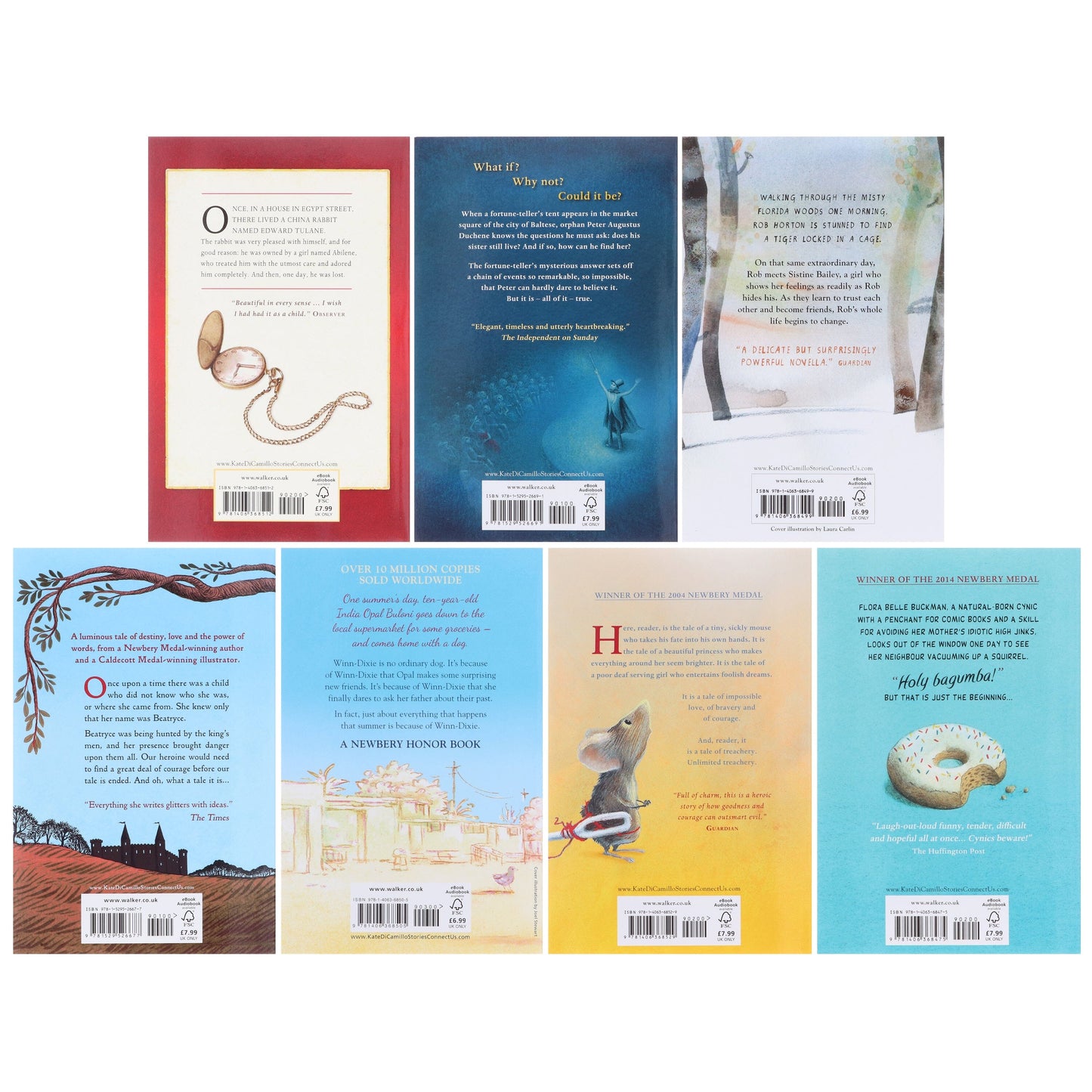 Kate DiCamillo Classic Collection 7 Books Box Set - Ages 7-11 - Paperback 7-9 Walker Books Ltd