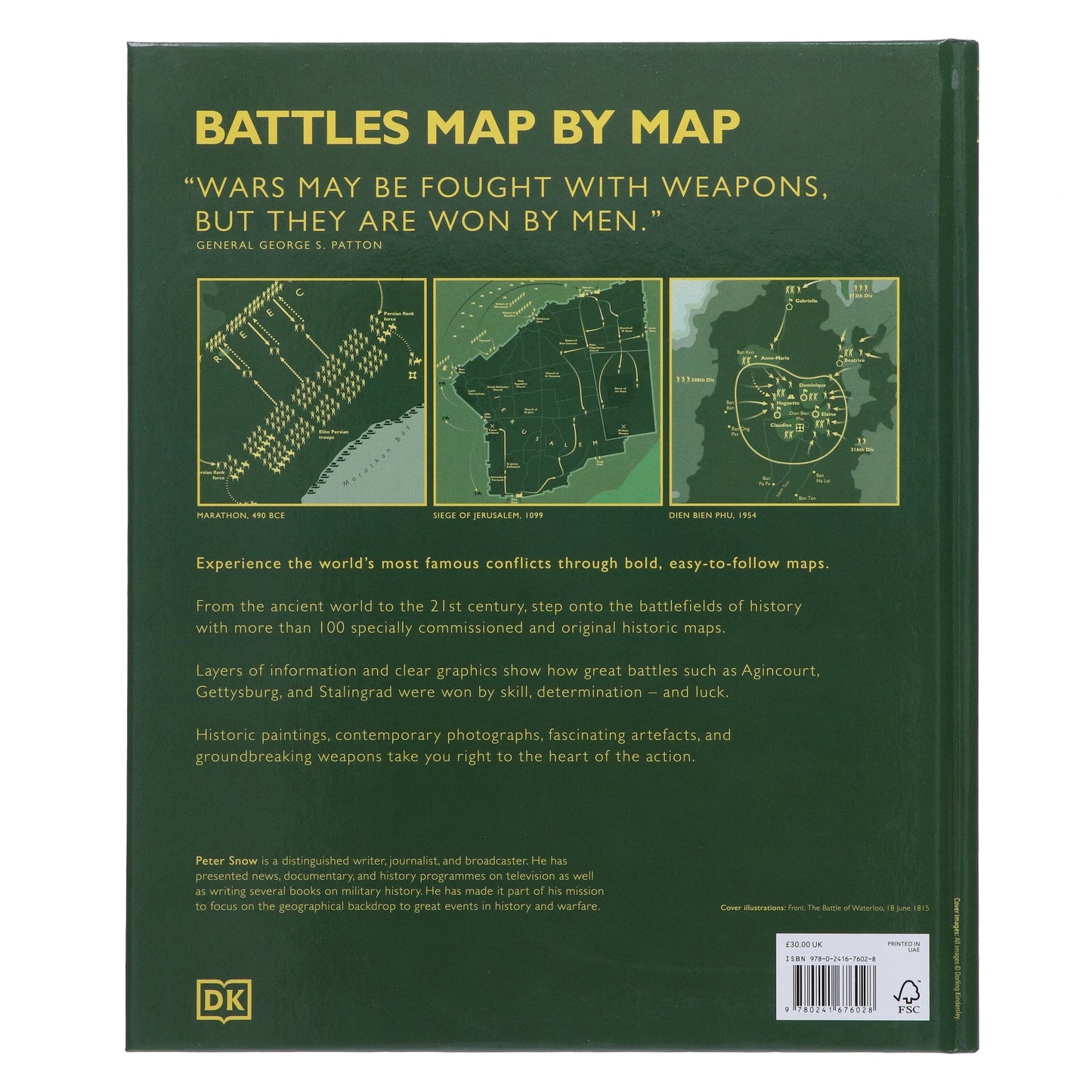 Battles Map by Map By Peter Snow & DK - Non Fiction - Hardback Non-Fiction Dorling Kindersley Ltd