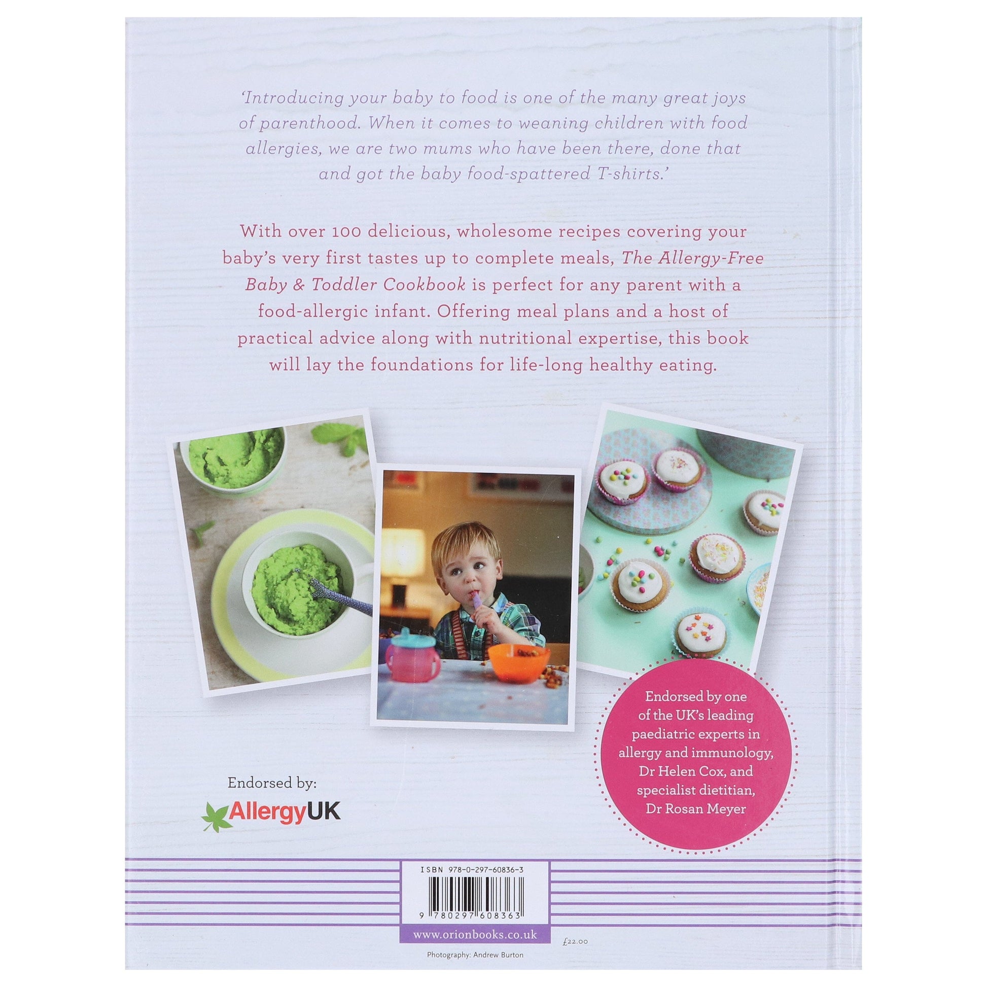 The Allergy-Free Baby & Toddler Cookbook: 100 delicious recipes By Fiona Heggie & Ellie Lux - Non Fiction - Hardback Non-Fiction Hachette