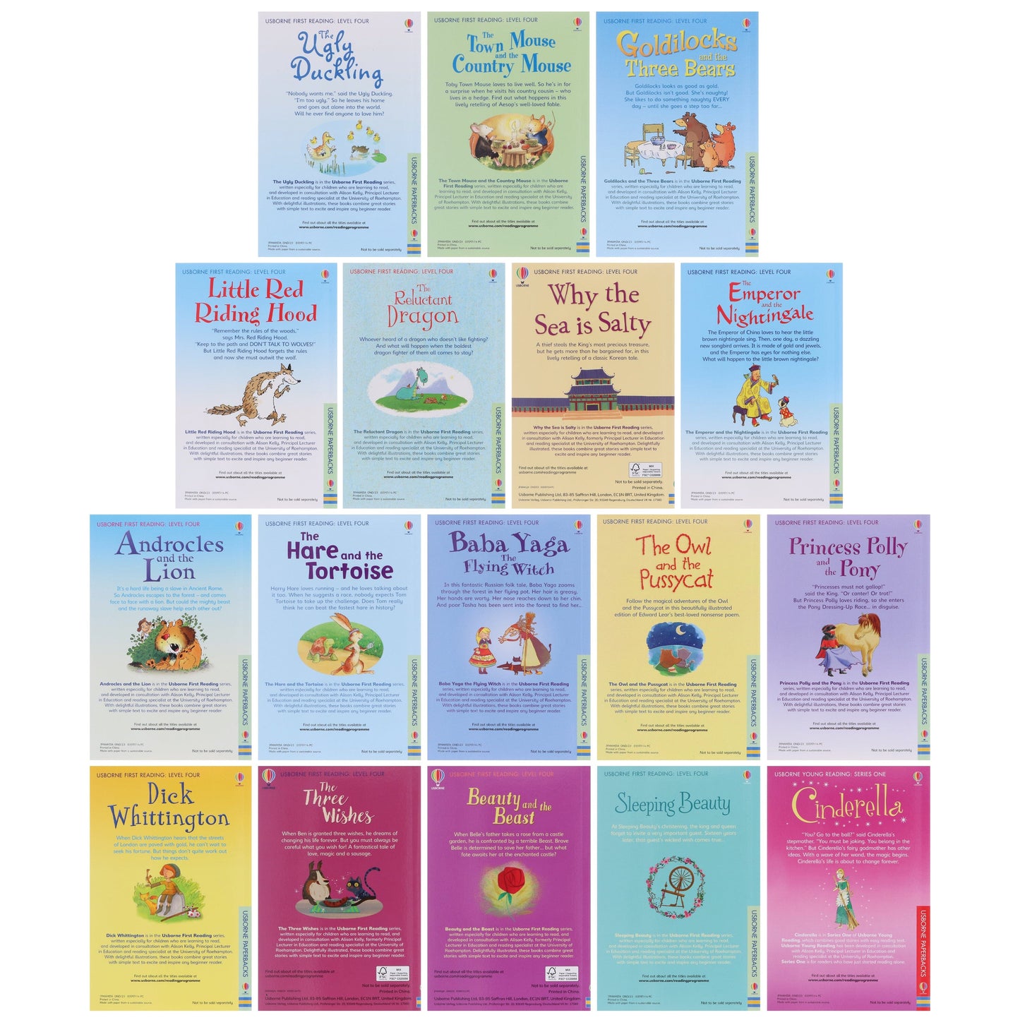 Usborne My Second Reading Library (Level 3, 4 & Series One) 50 Books Box Set - Ages 5-7 - Paperback 5-7 Usborne Publishing Ltd