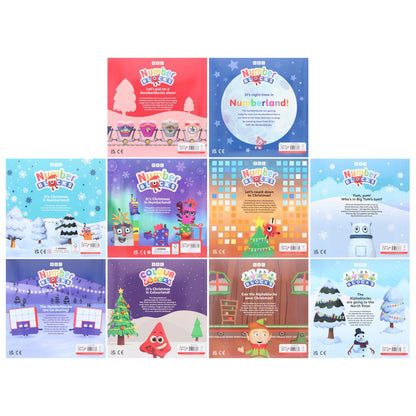 Numberblocks, Alphablocks and Colourblocks Christmas Countdown Collection 10 Books Set - Ages 3+ - Paperback 0-5 Sweet Cherry Publishing