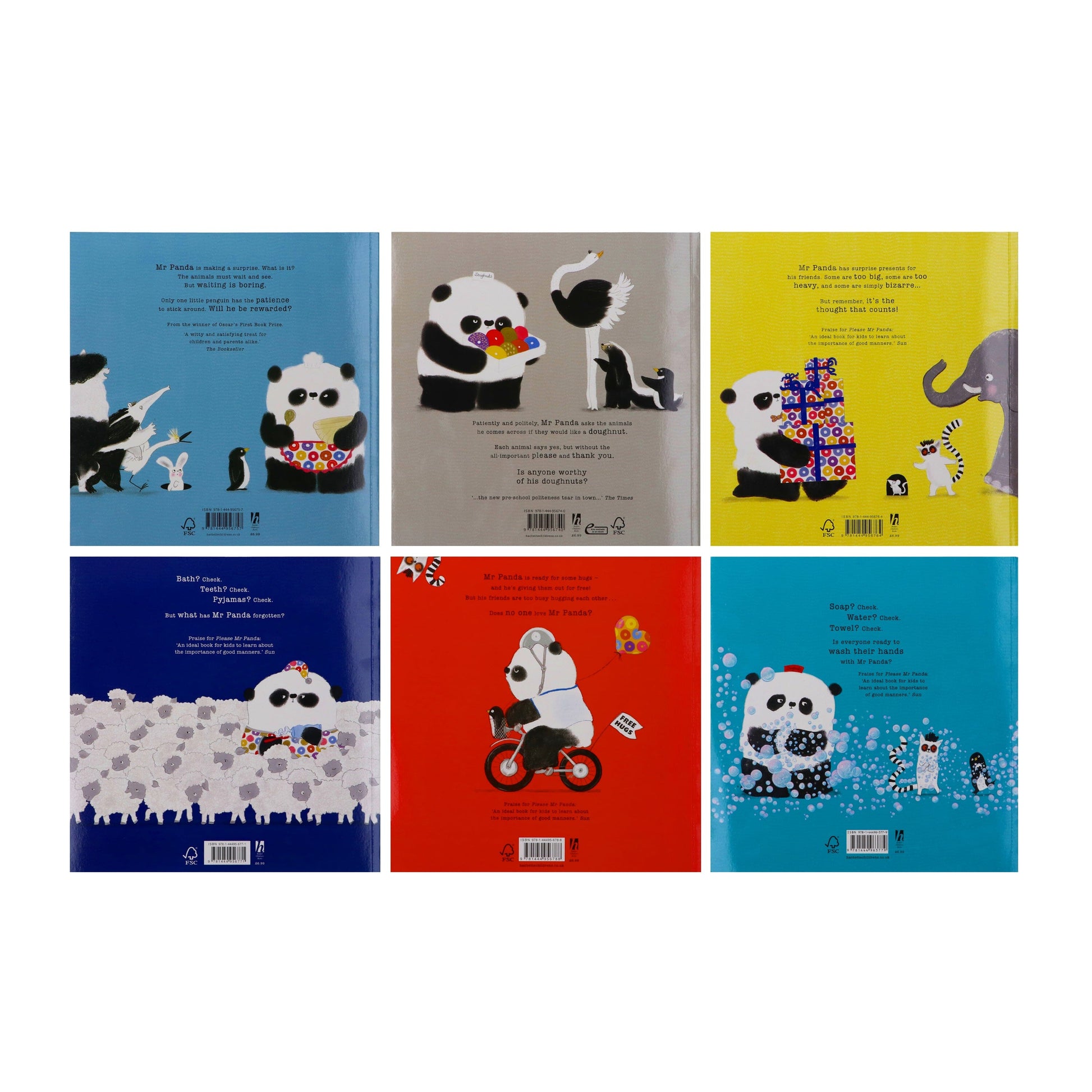 Mr. Panda Series By Steve Antony 6 Books Collection Set - Ages 3-5 - Paperback 0-5 Hachette Children's Group