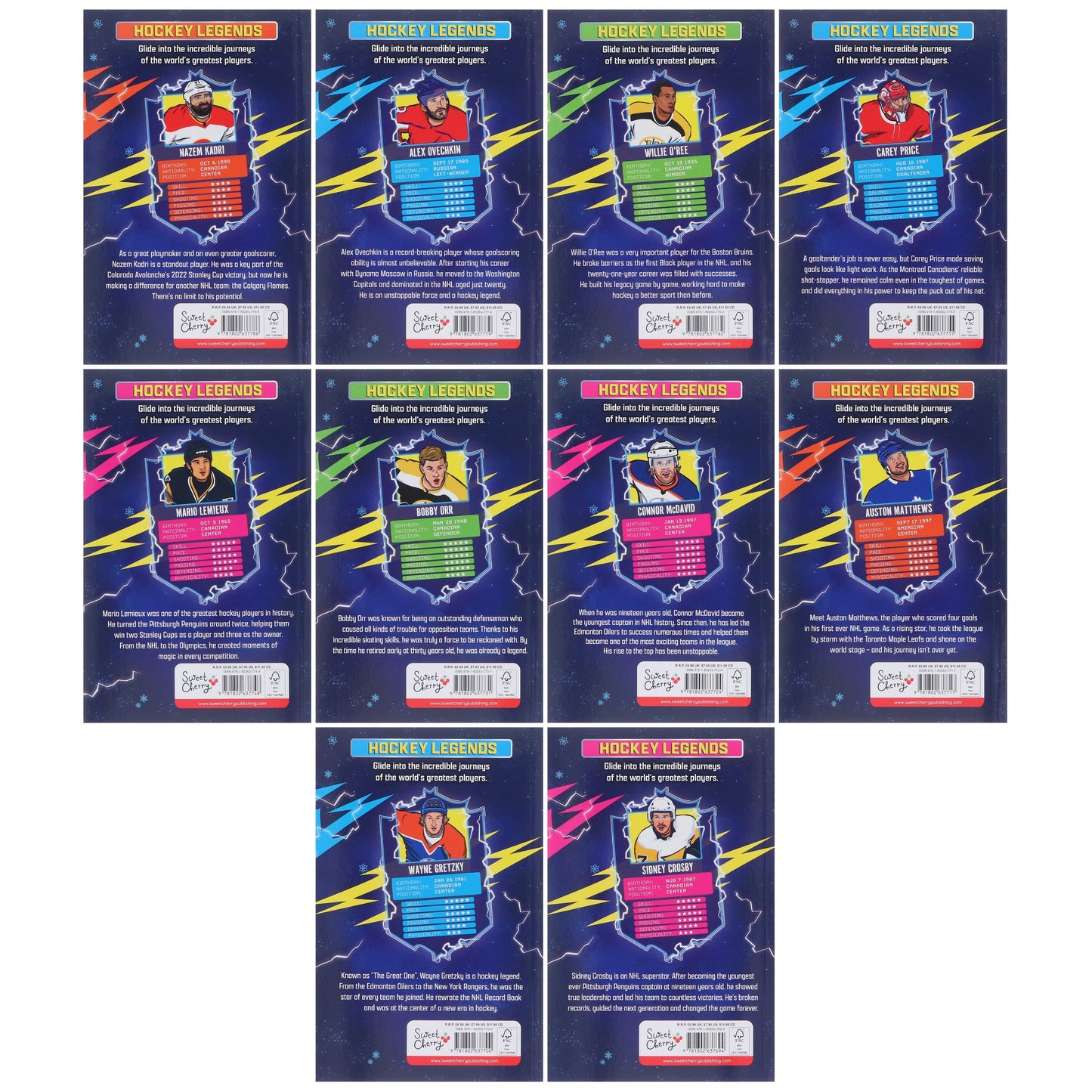 The Hockey Legends by Millie Godwin 10 Books Collection Box Set - Ages 7-9 - Paperback