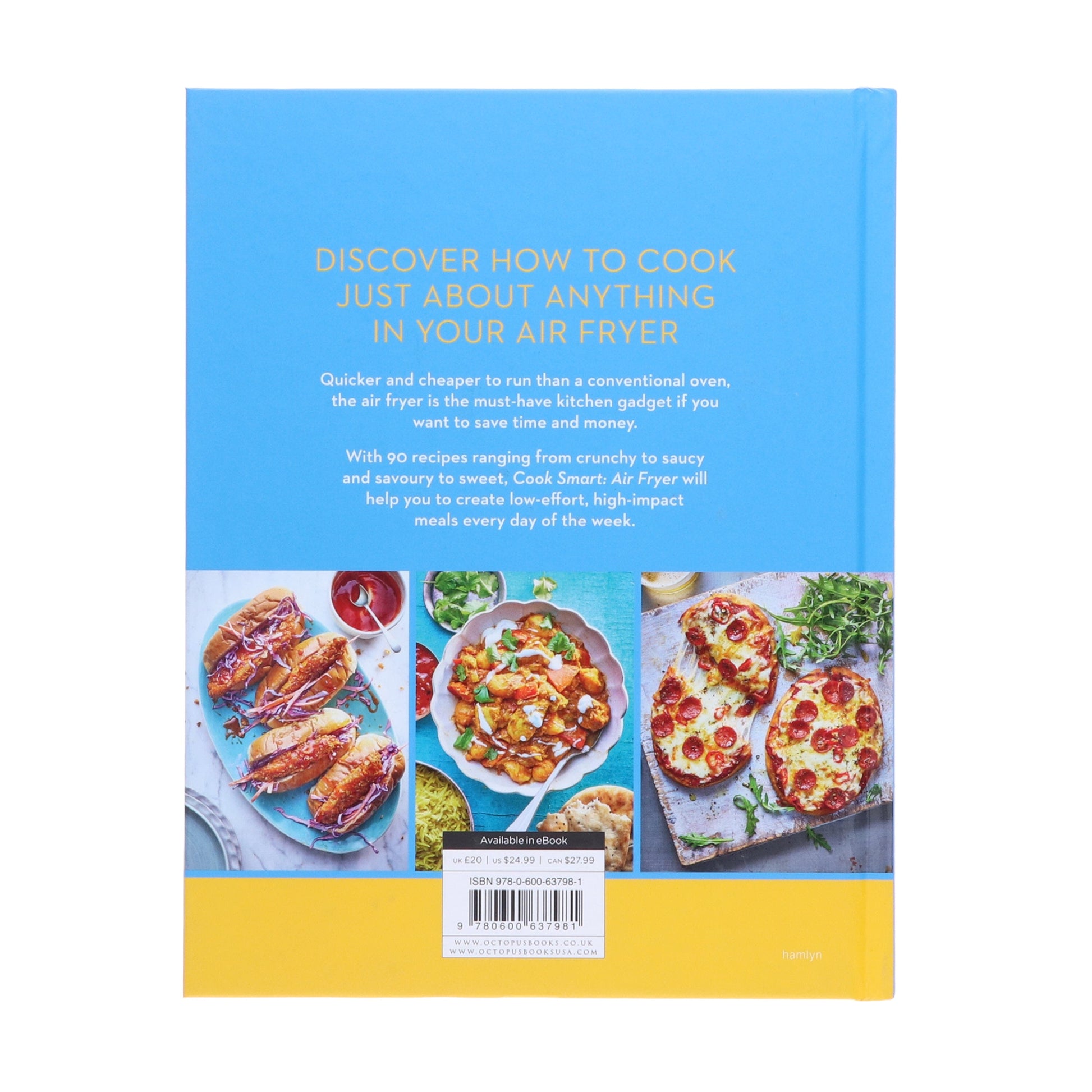 Cook Smart: Air Fryer: 90 quick and easy energy-saving recipes by Dean Edwards - Non Fiction - Hardback Non-Fiction Hachette