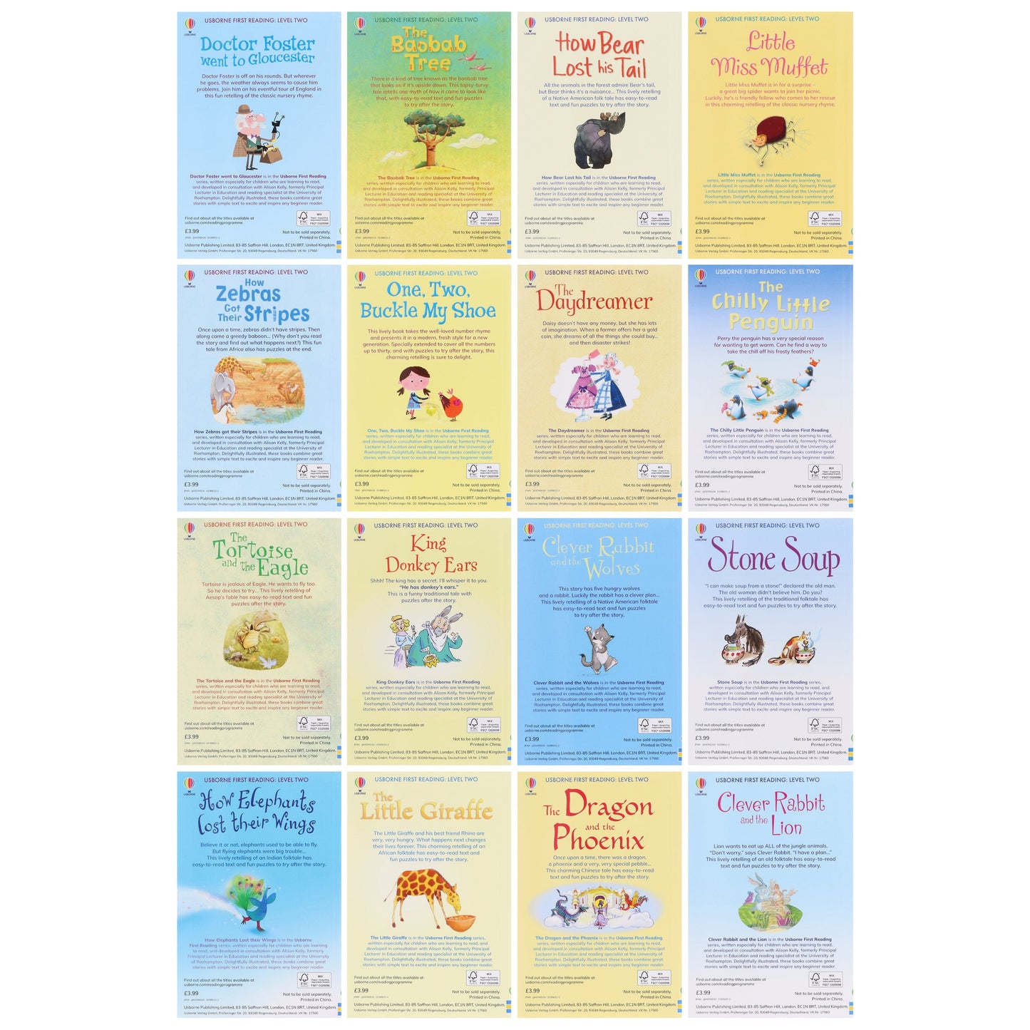 My First Reading Library By Usborne 50 Books Collection Boxset- Ages 5-7 - Paperback 5-7 Usborne Publishing Ltd