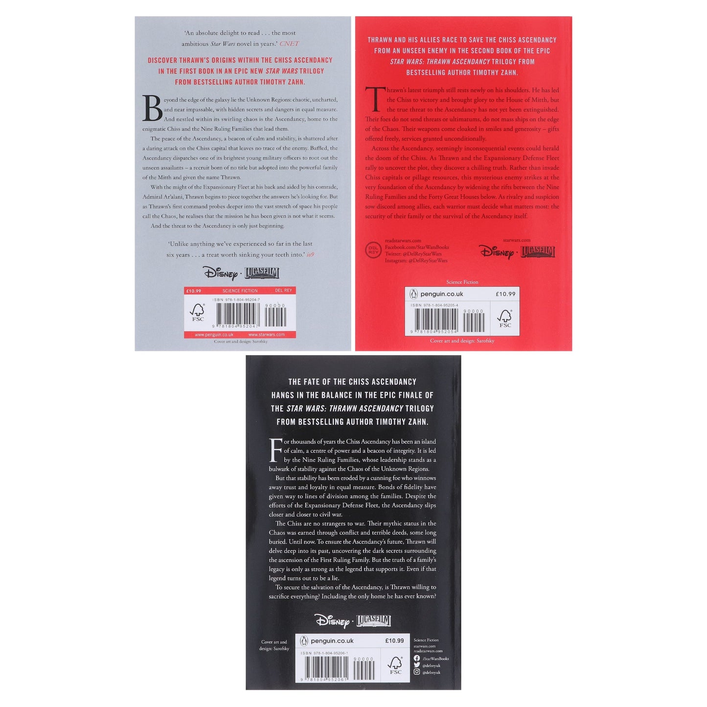 星際大戰：索龍崛起系列（蒂莫西·扎恩著）：3 本書合集 - 小說 - 平裝本