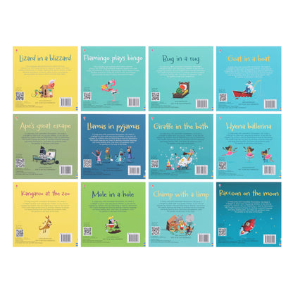 Usborne My First Phonics Reading Library 12 Books Box Set - Ages 0-5 - Paperback B2D DEALS Usborne Publishing Ltd