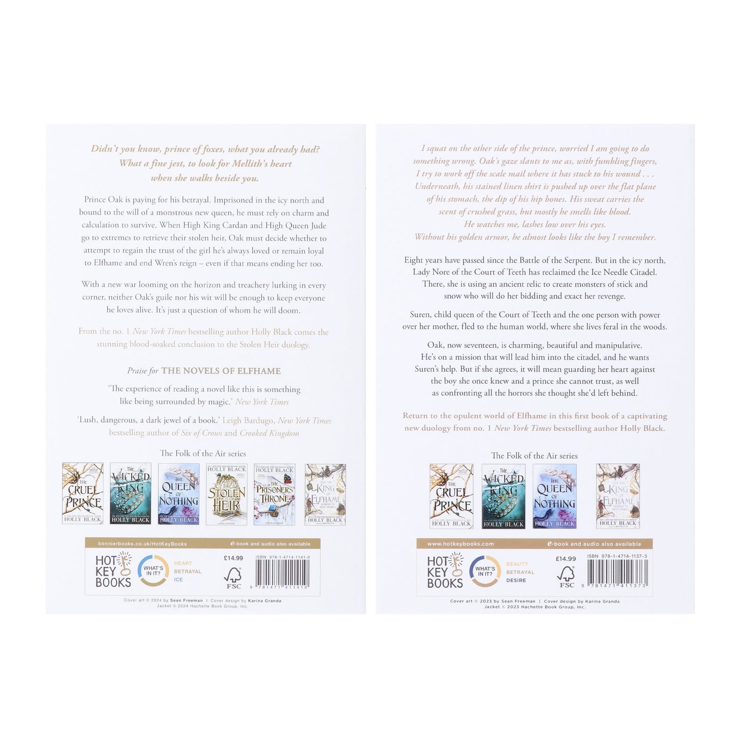 The Stolen Heir Duology: The Folk of the Air Spin-off By Holly Black 2 Books Collection Box Set - Ages 13+ - Paperback