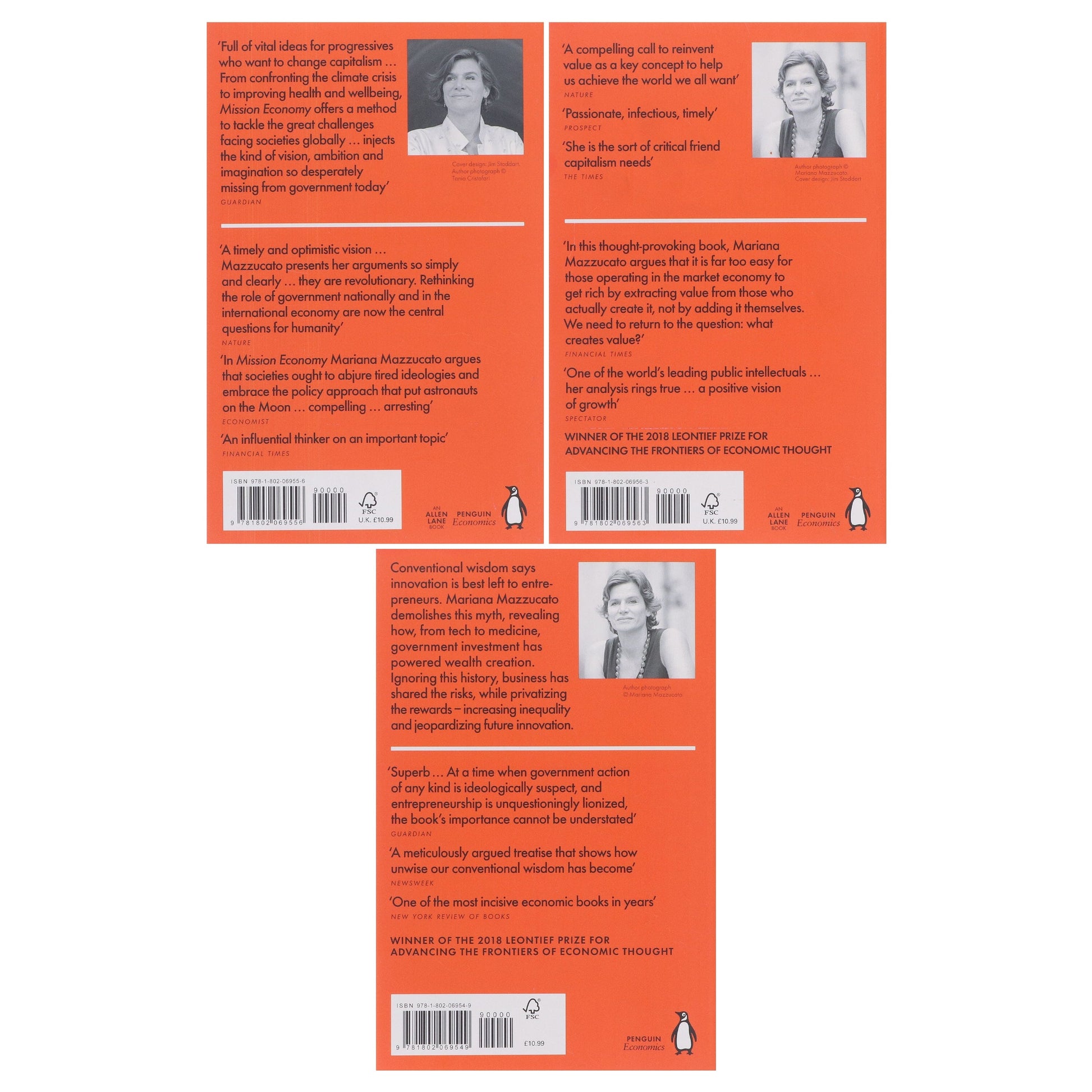 Mariana Mazzucato 3 Books Collection Set - Non Fiction - Paperback Non-Fiction Penguin