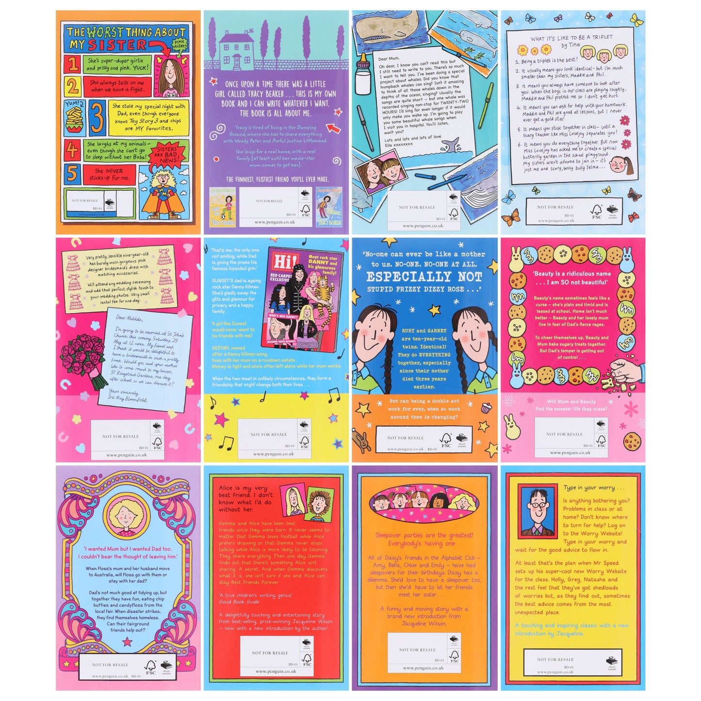 Jacqueline Wilson Collection 12 Books Set - Ages 9-14 - Paperback