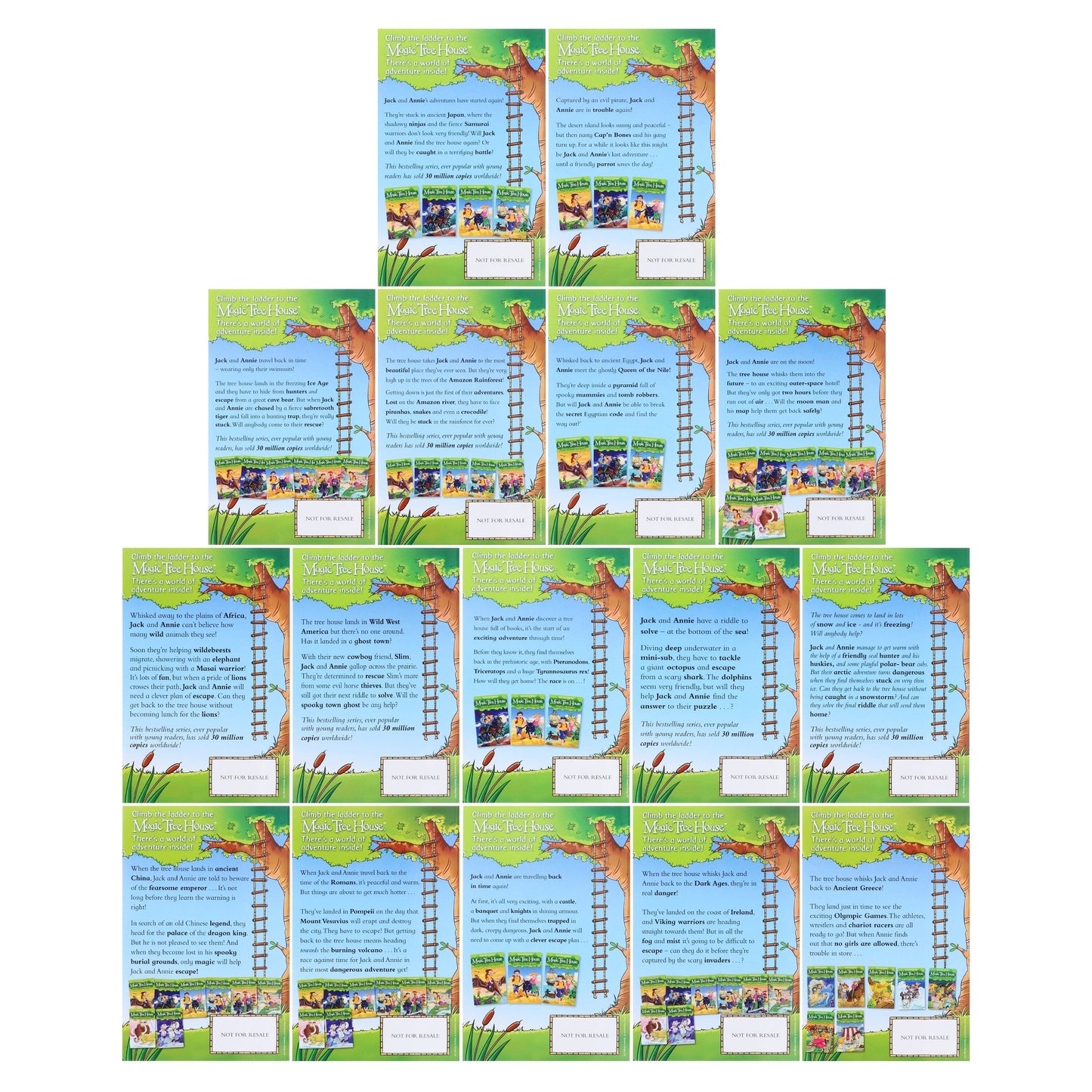 Magic Tree House Collection By Mary Pope Osborne 16 Books Set - Ages 5-7 - Paperback