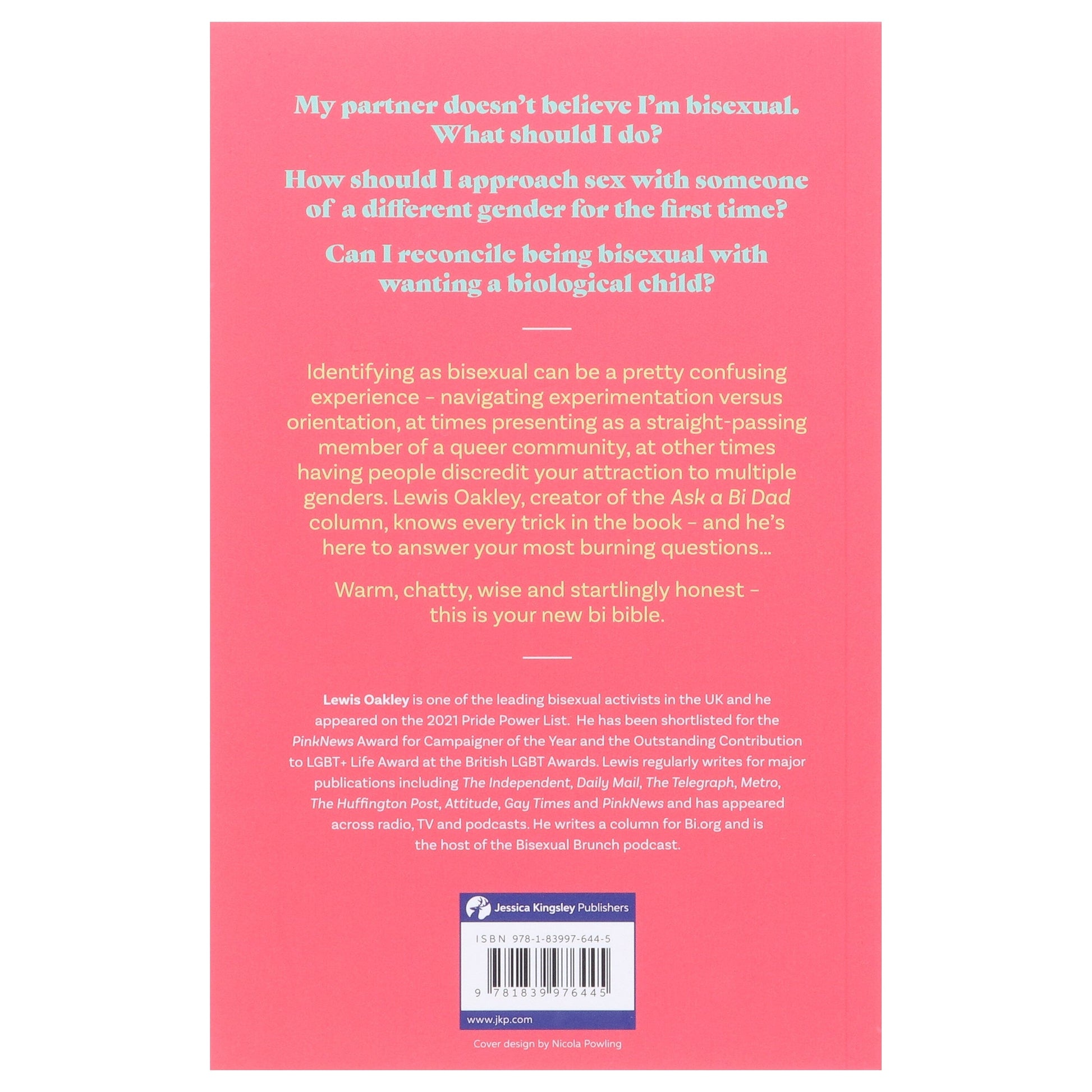 Bisexuality: The Basics: Your Q&A Guide to Coming Out, Dating, Parenting and Beyond: By Lewis Oakley - Non Fiction - Paperback Non-Fiction Jessica Kingsley Publishers
