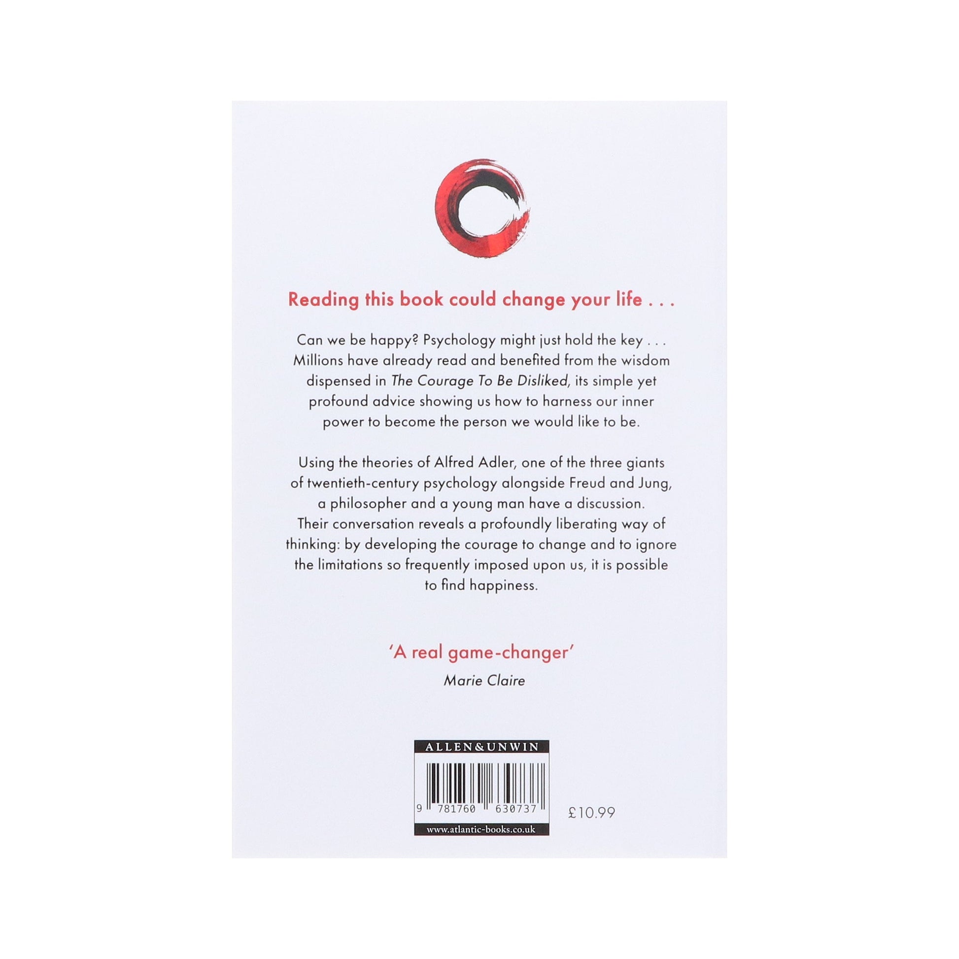 The Courage To Be Disliked Book By Ichiro Kishimi & Fumitake Koga - Non Fiction - Paperback Non-Fiction Allen & Unwin