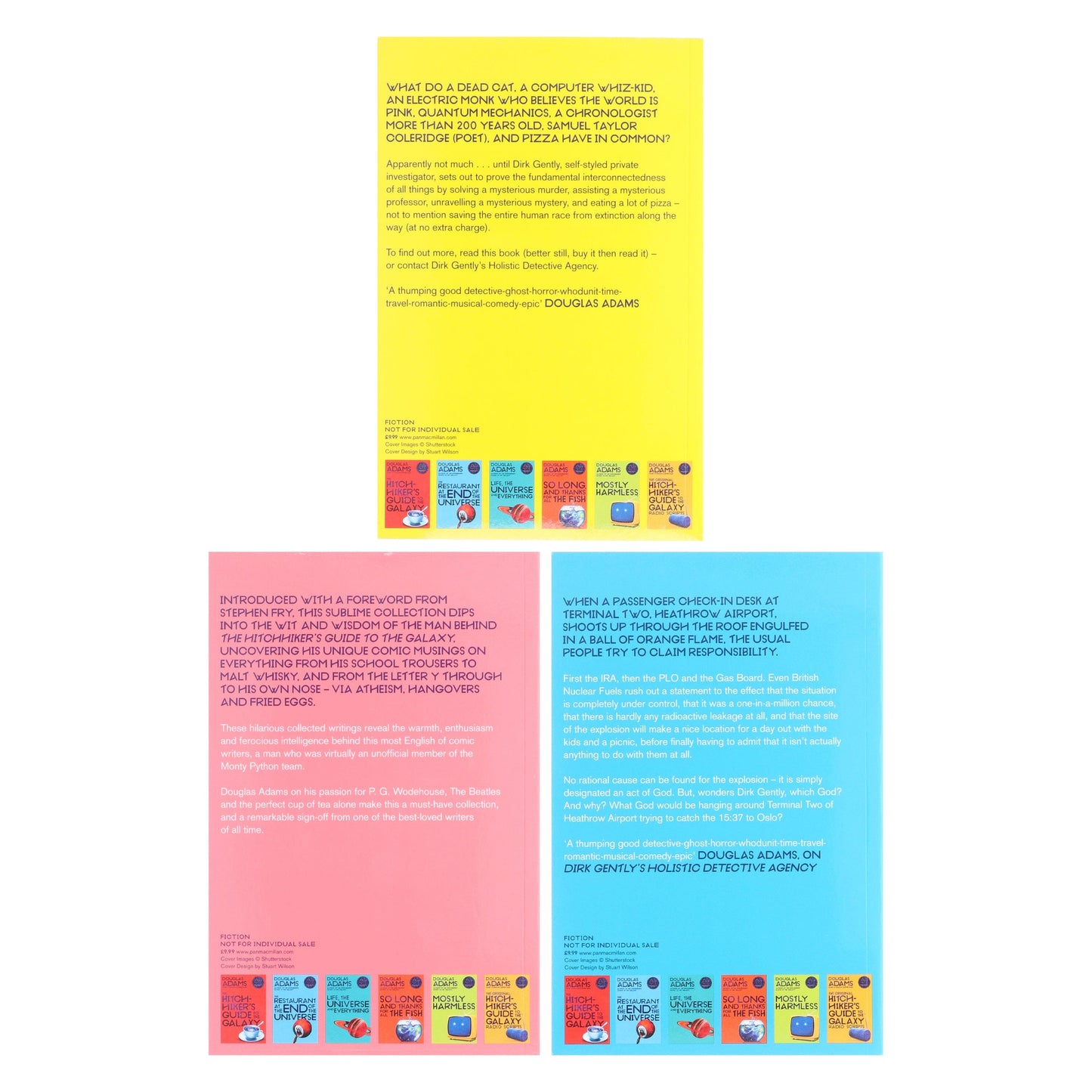 Dirk Gently Series By Douglas Adams 3 Books Collection Box Set - Fiction - Paperback