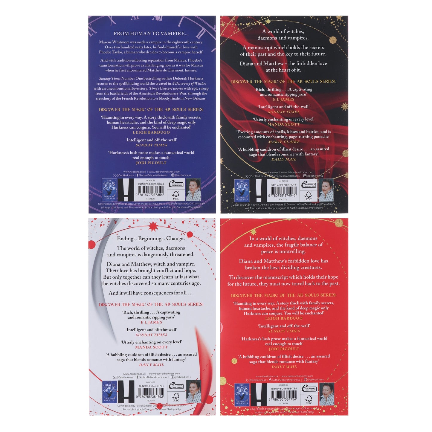 黛博拉‧哈克尼斯 (Deborah Harkness) 著《萬靈系列》4 冊套裝 - 小說 - 平裝本