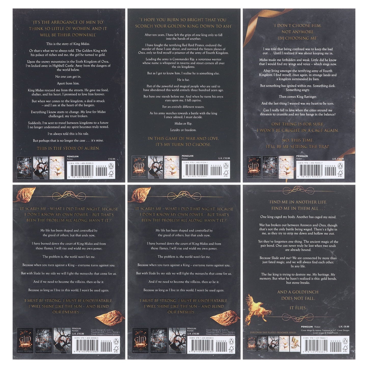 The Plated Prisoner Series By Raven Kennedy: 6 Books Collection Set - Fiction - Paperback