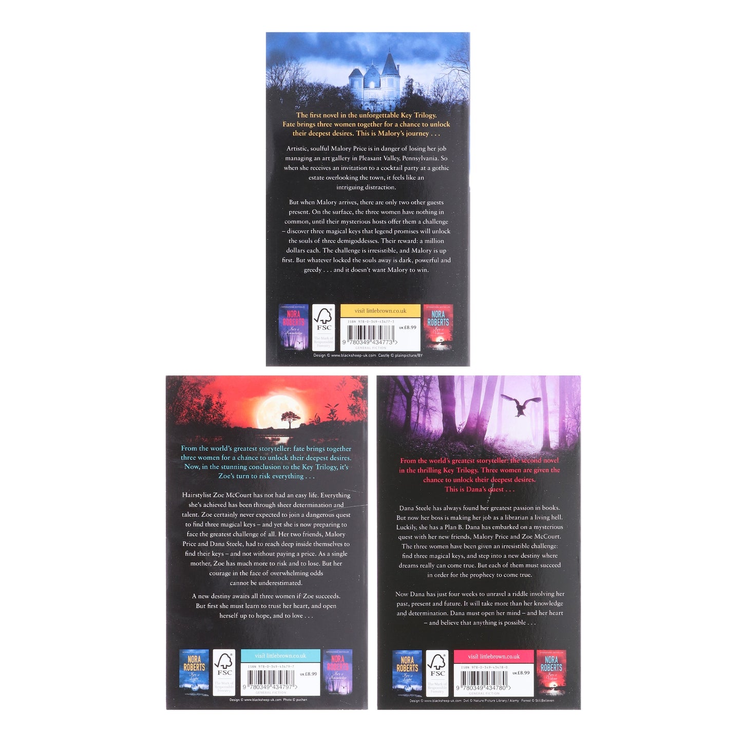 諾拉羅伯茲 (Nora Roberts) 的《鑰匙三部曲》3 冊套裝 - 小說 - 平裝本