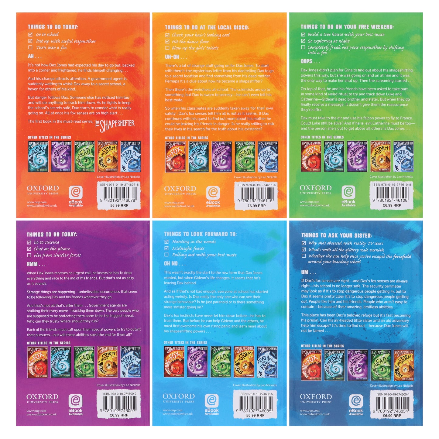 Shapeshifter Collection 6 Books Set by Ali Sparkes - Ages 9-14 - Paperback